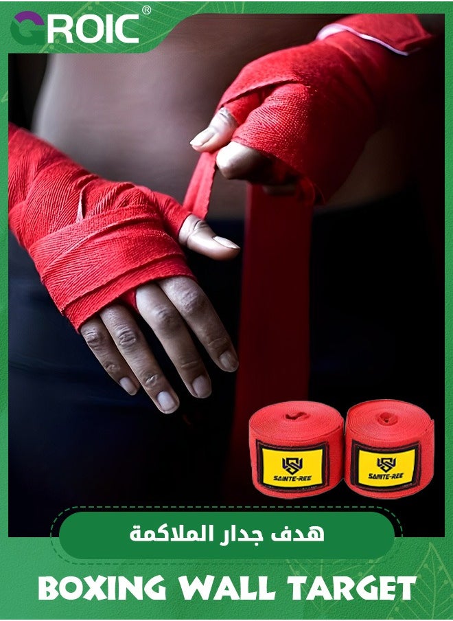 وسادة لكمة حائطية للملاكمة مع أحزمة ملاكمة، آلة ملاكمة، وسادة لكمة حائطية للملاكمة، حصيرة ملاكمة حائطية، وسادة لكمة حائطية، وسادة هدف لكمة حائطية، حقيبة إسفنجية عالية المرونة للتدريب الرياضي