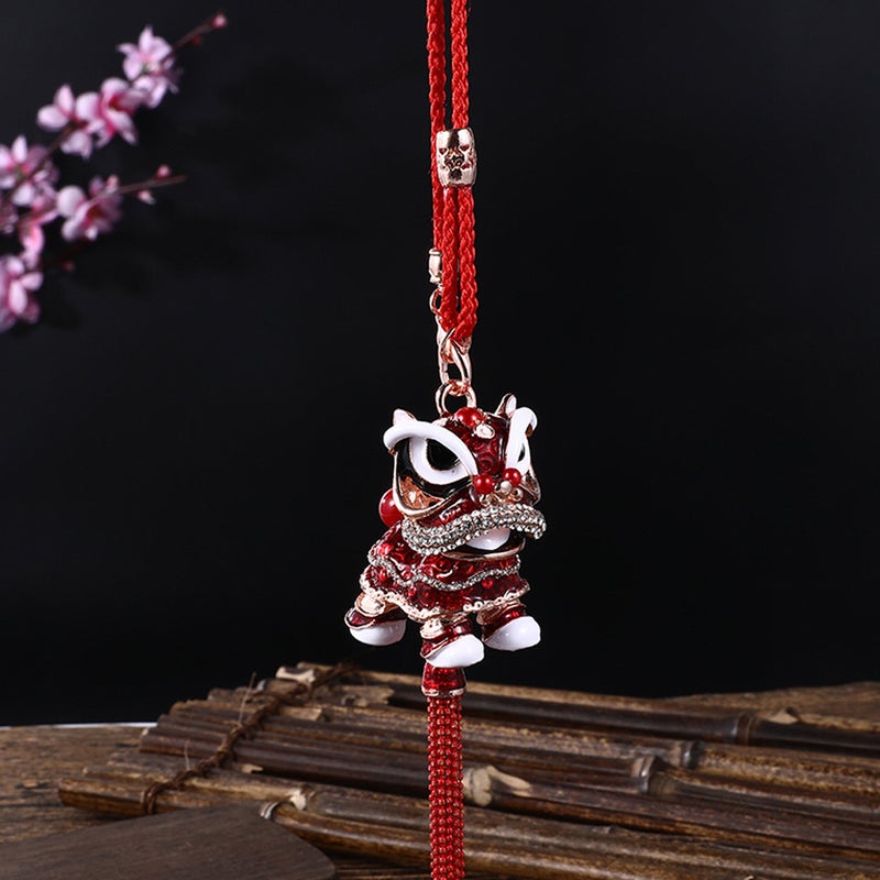 1pc Car Key Chain Waking Lion Hanging Pendant Designed Pendant - Image 3