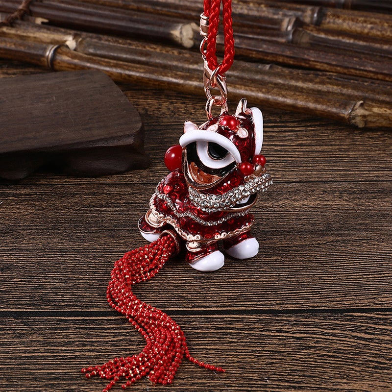 1pc Car Key Chain Waking Lion Hanging Pendant Designed Pendant - Image 2