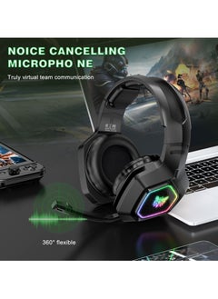 onikuma B100 Professional Gaming Headset 2.4G/Bluetooth/Wired Headset for PC/PS4/PS5/XOne/XSeries/Nintendo Switch/Mobile  - Image 5