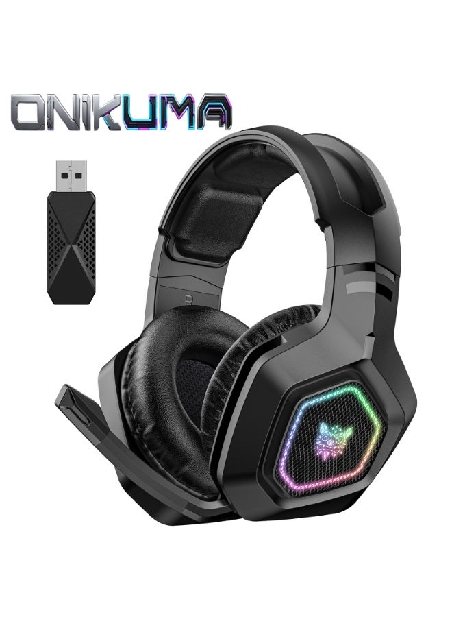 onikuma B100 Professional Gaming Headset 2.4G/Bluetooth/Wired Headset for PC/PS4/PS5/XOne/XSeries/Nintendo Switch/Mobile - Image 1