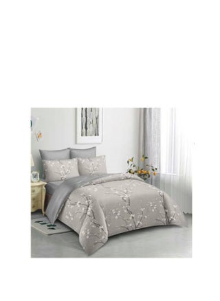 6-Pieces Glace Cotton Printed Fancy Comforters Set Fixed duvet, fitted bedsheets and pillowcase King Size F29 - pzsku/Z0448AB24C143CEF3B409Z/45/1746989332/2c95cda3-5b50-41be-b0d1-4c5307e25098