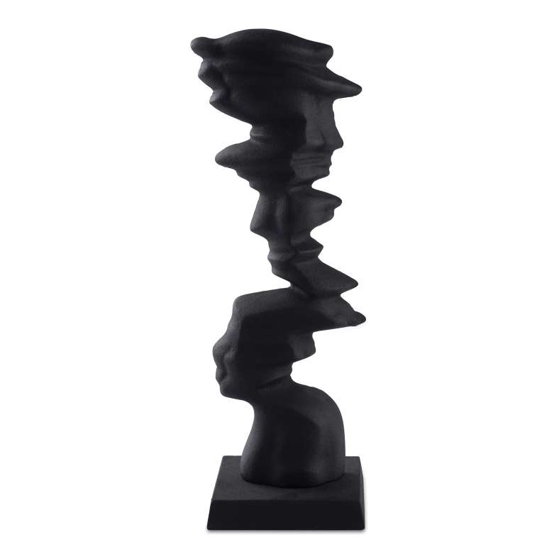 Pan Home Trazo Decor Sculpture 12.75x12x75x39.5cm - Black - 112BIX9900100 - Image 2