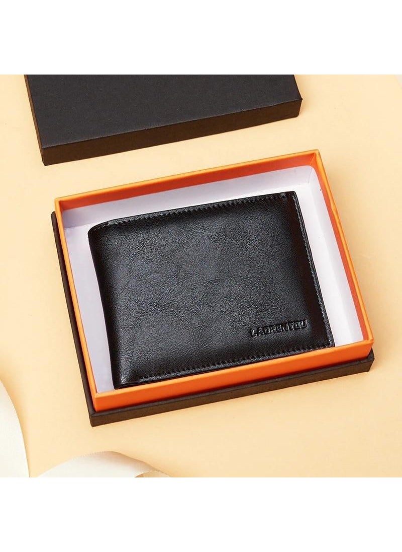 LAORENTOU - Genuine Leather Italian Made Men's Wallet Men's Card Holder - Image 1