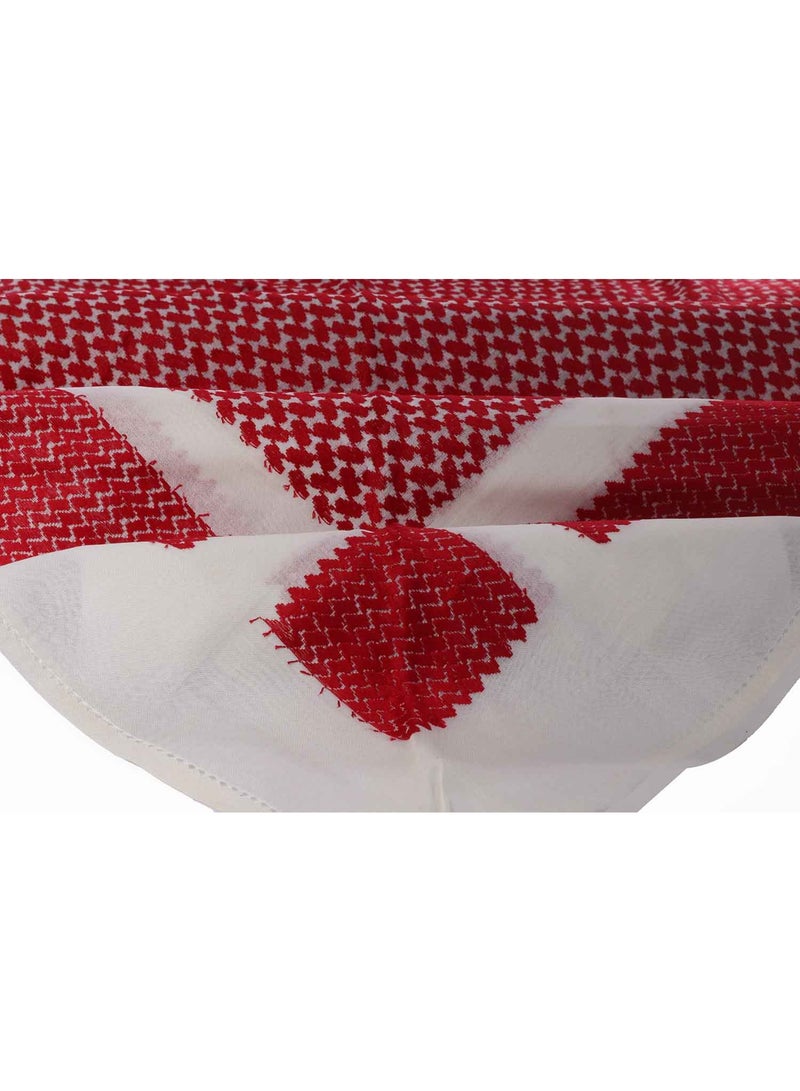 DILBARO شماغ ديلبارو أحمر سكري شتوي - Image 5