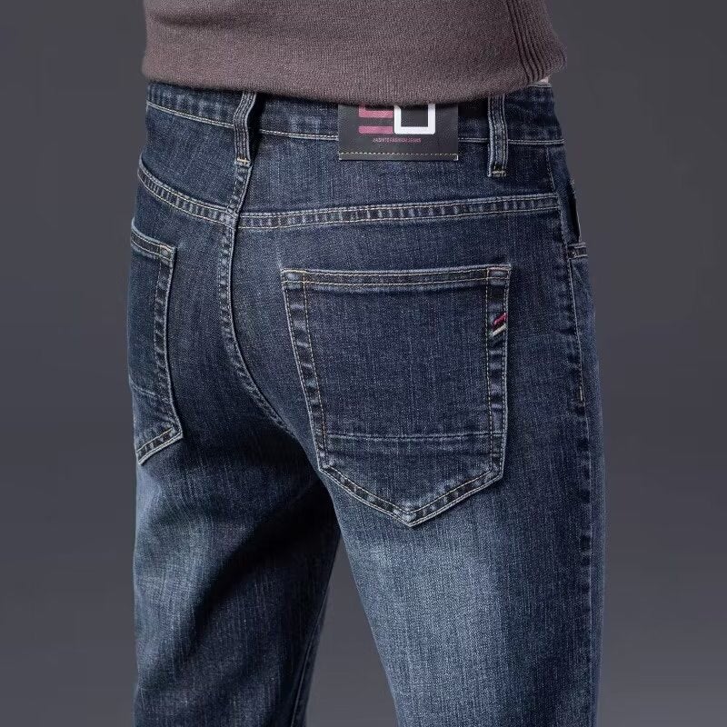 Unisex Casual Daily Denim Jeans - Image 2