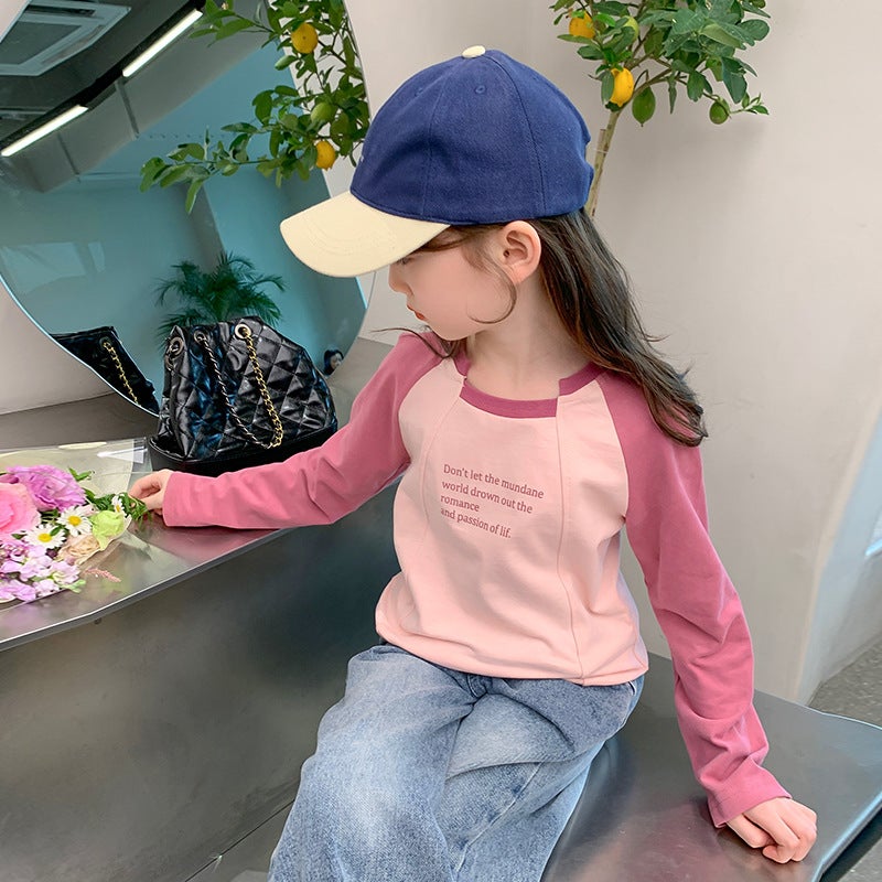 Girls' T-Shirt Long Sleeve Children'S Autumn Base Shirt Girl'S Stylish Autumn Top Trendy - Image 4