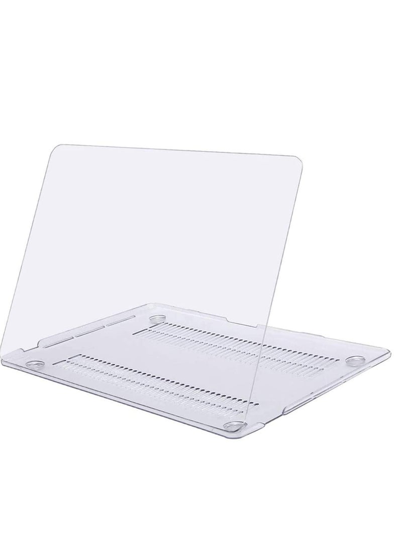 Generic - Case for MacBook Air 13.6 inch M2 A2681 2022 Release Crystal Clear Case Plastic Hard Shell & Keyboard Cover & Screen Protector Compatible with MacBook Air 13.6" Transparent - Image 1