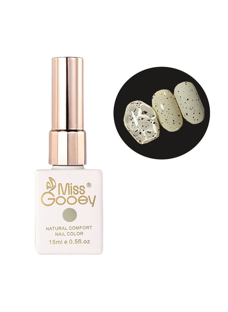 Miss Gooey Egg shell Nail Polish Glue, All-Match Spot Phototherapy Texture Glue  - Image 1