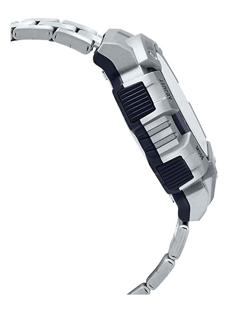 CASIO Men's Water Resistant Digital Watch AE-1400WHD-1AVDF - Silver - Image 4