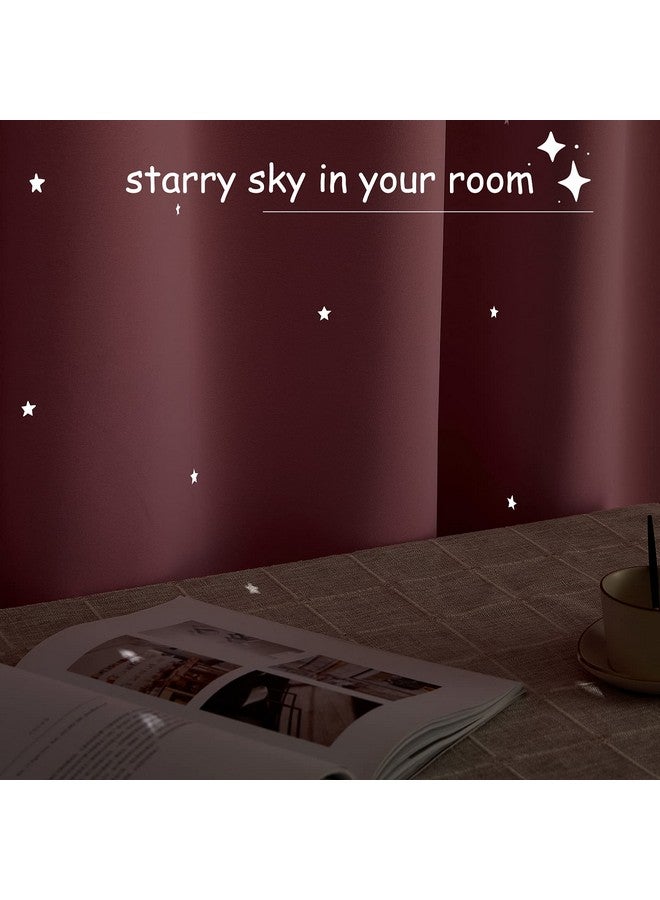 NICETOWN ستائر نيك تاون بتصميم نجوم وردية لغرفة البنات، ستائر تعتيم جميلة للنافذة تباع كزوج من 2 (وردي فاتح، 34 بوصة × 45 بوصة) - Image 4