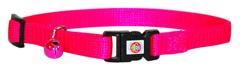 Hamilton Adjustable Break-A-Way Safety Cat Collar, Hot Pink, 3/8" Wide - Image 4