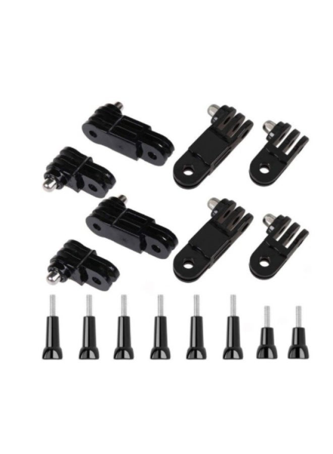 Generic Universal Accessories For Sports Cameras J-type Adapter Base Adapter Long Screw Integrated Base Selfie Five-finger Ring-Color:Long And Short Arm Suit - Image 1