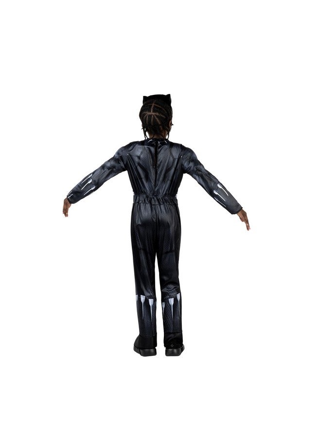 Jazwares MARVEL Boys Deluxe Black Panther Costume, Kids Superhero Halloween Costume, Child - Officially Licensed Medium - Image 5
