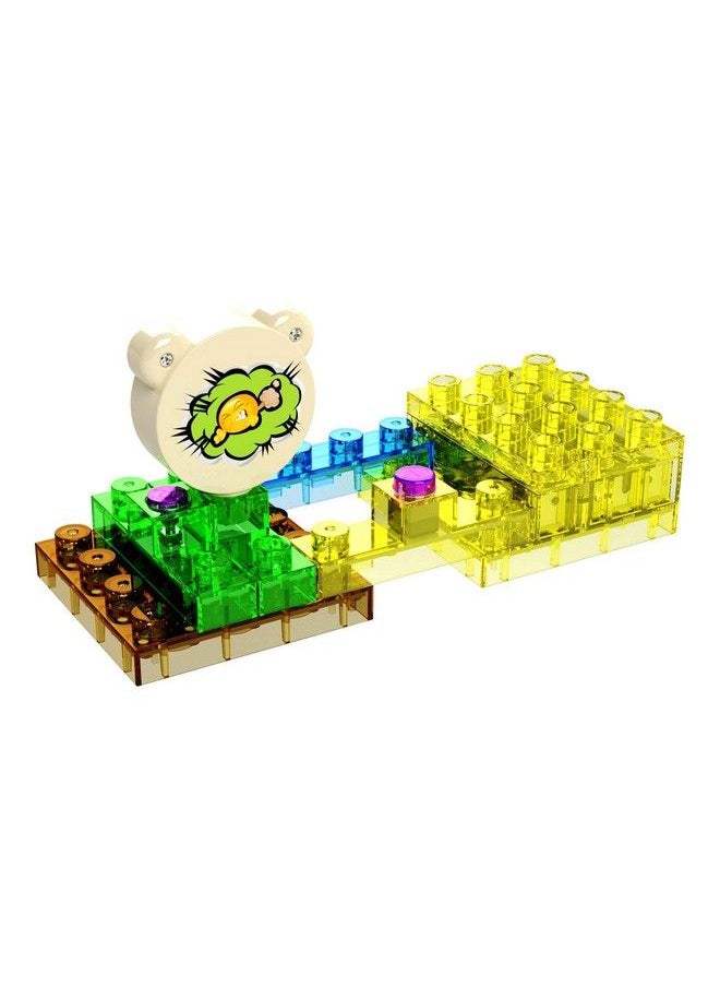 E-Blox - Building Blocks Stem Circuit Kit Build Your Own Burp & Fart Machine Add Funny Sounds To Brick & Structure Science Projects Birthday & Gag Gift Boys Girls 5+ - Image 1
