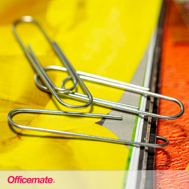 Officemate Giant Paper Clips, Pack of 10 Boxes of 100 Clips Each (1,000 Clips Total) (99914) - Image 5