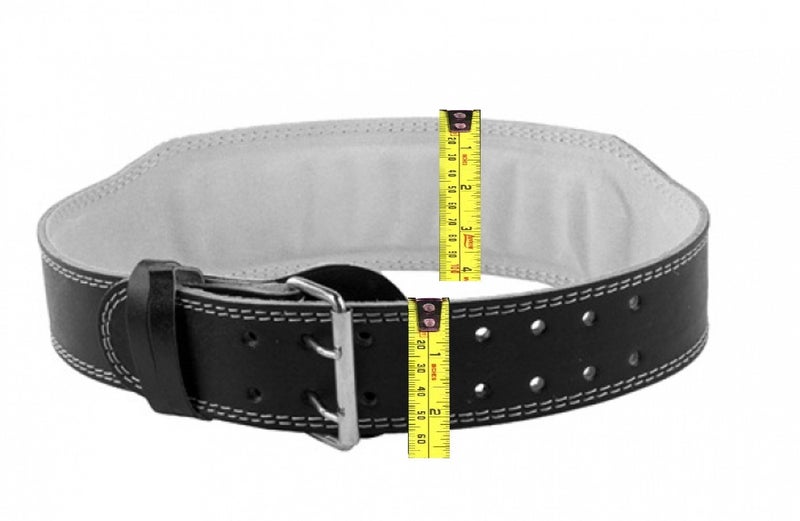 Tima Gym Belt with Steel Roller Buckle Foam Padded Black (Small (Fits 23-29 Inches)) - Image 4