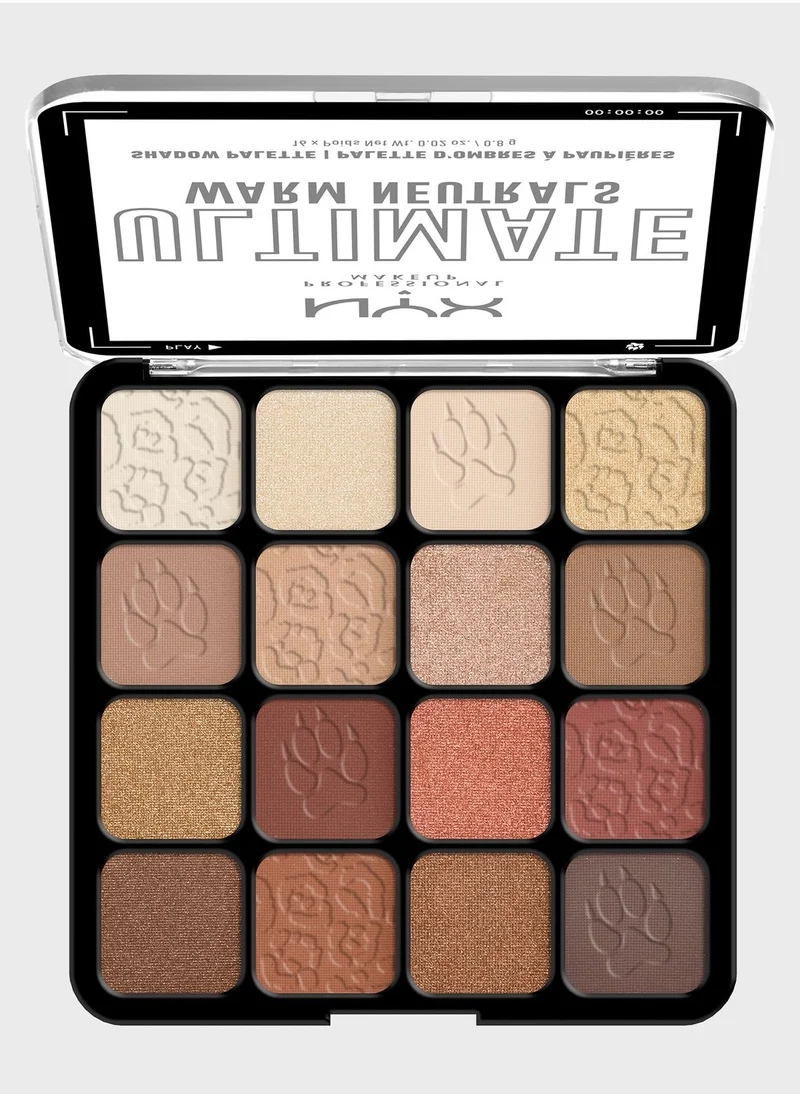 NYX PROFESSIONAL MAKEUP Ultimate Shadow Palette - Warm Neutrals