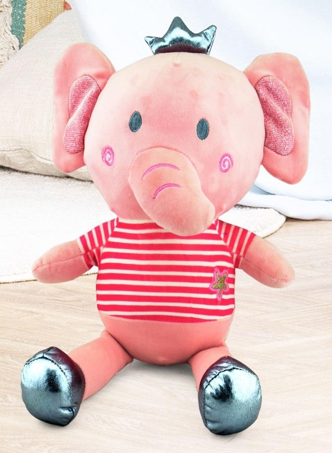 DearJoy Little Elephant Soft Toy Pink- 42cm - Image 5