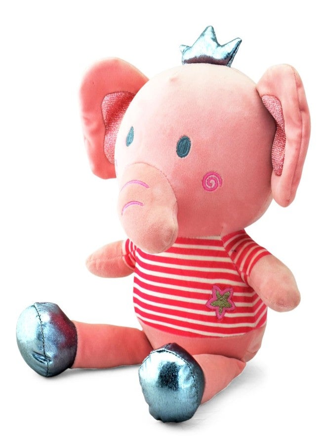 DearJoy Little Elephant Soft Toy Pink- 42cm - Image 3