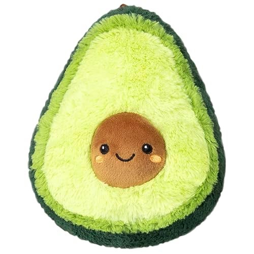 Squishable Snugglemi Snacker Avocado Comfort Food Collection 6 in Soft Toy Collectible Stuffed Animal Beans - Image 1