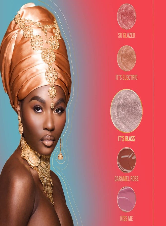 Juvia's Place لمسة جوبيا لامع شفاه طويل الأمد ريفليكت بارلي ذير، غير لزج، لامع بشكل رائع، 16 أونصة، بيج محايد فاتح، ناعم وكريمي - Image 4