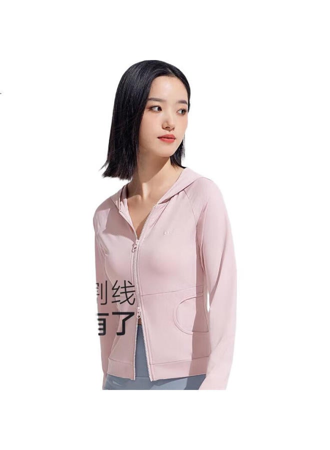 Vvc Sun Protection Clothing For Women, Slim Fit, Uv-Resistant, Ice Silk Sun Protection Garment, Urban Light Outdoor Breathable Jacket, Dou Sha Pink, L - Image 2