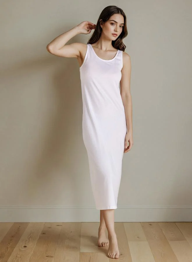 سبلاش فيڤ فستان سليب بلا أكمام بفتحة