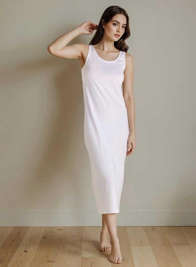 سبلاش فيڤ فستان سليب بلا أكمام بفتحة - Image 1