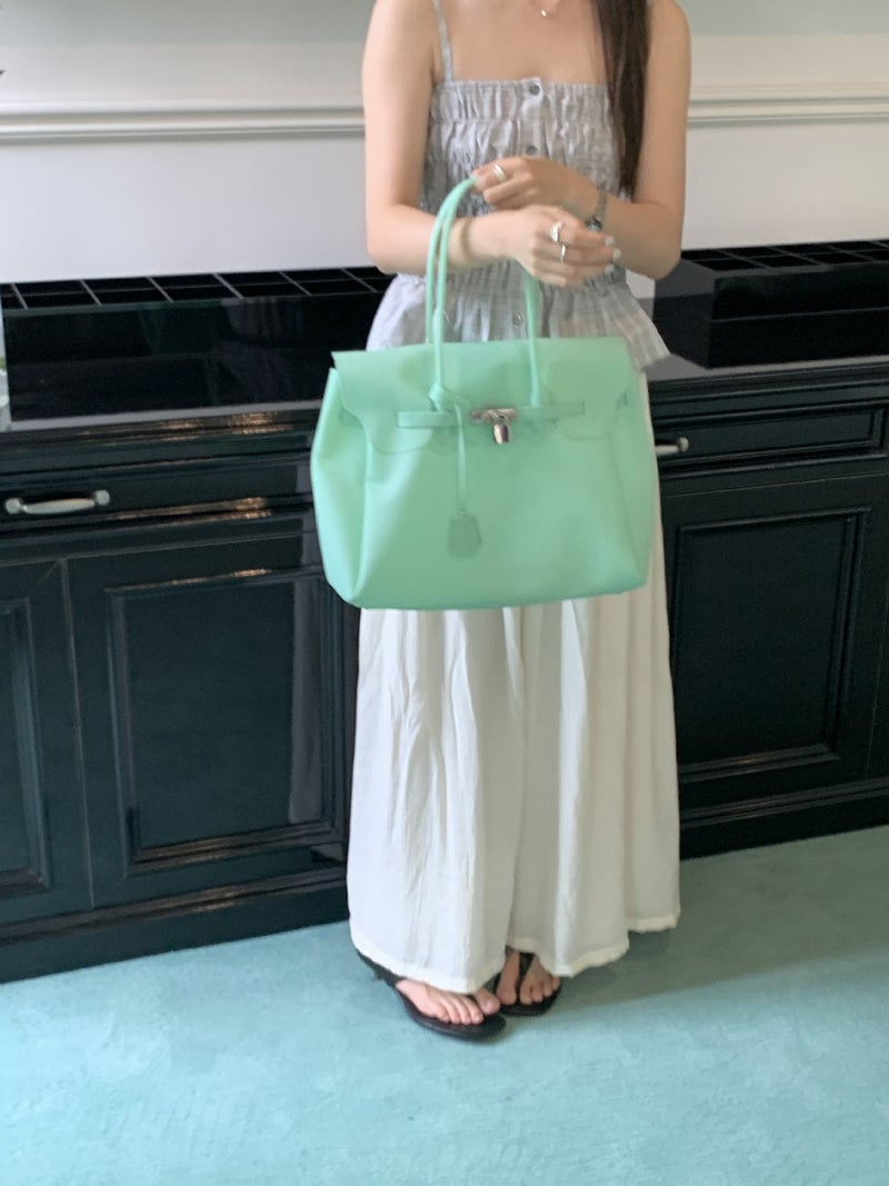 PVC Jelly Tote Bag Kelly Style - Image 5