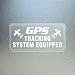 YIKIADA GPS Tracking System Equipped Car Sticker 4 2 Inches Self Adhesive Vinyl Vehicle Windows Safety Warning Decals AntiTheft Waterproof Door Cling 10 Pack - Image 2