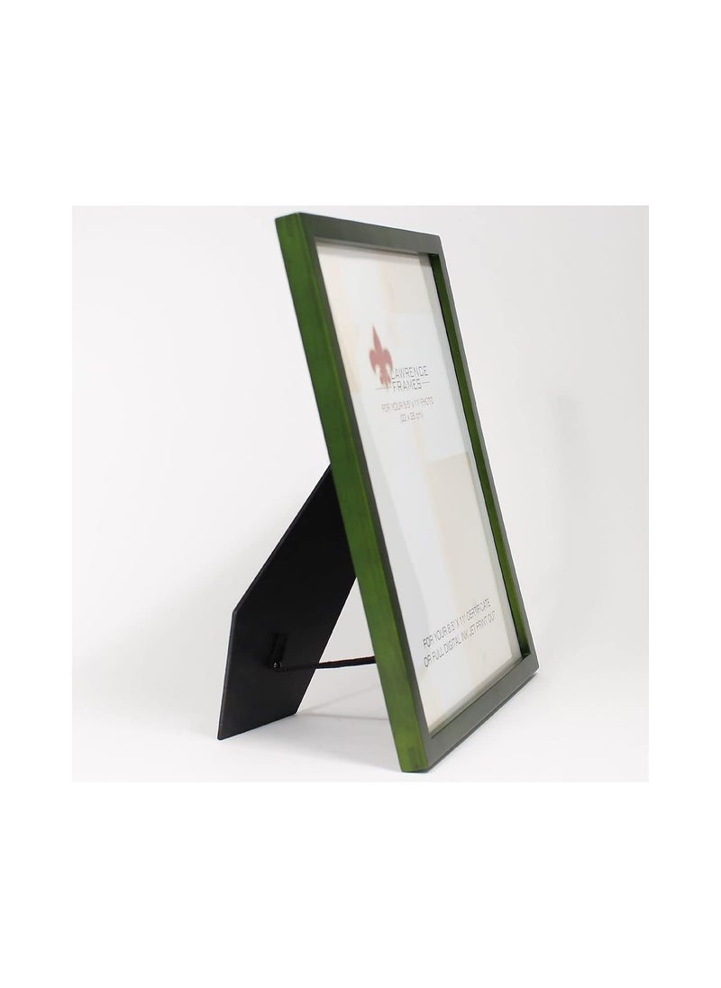 Lawrence Frames Lawrence Frames Collection Wood Certificate Picture Frame Gallery  Green  8.5x11  - Image 2