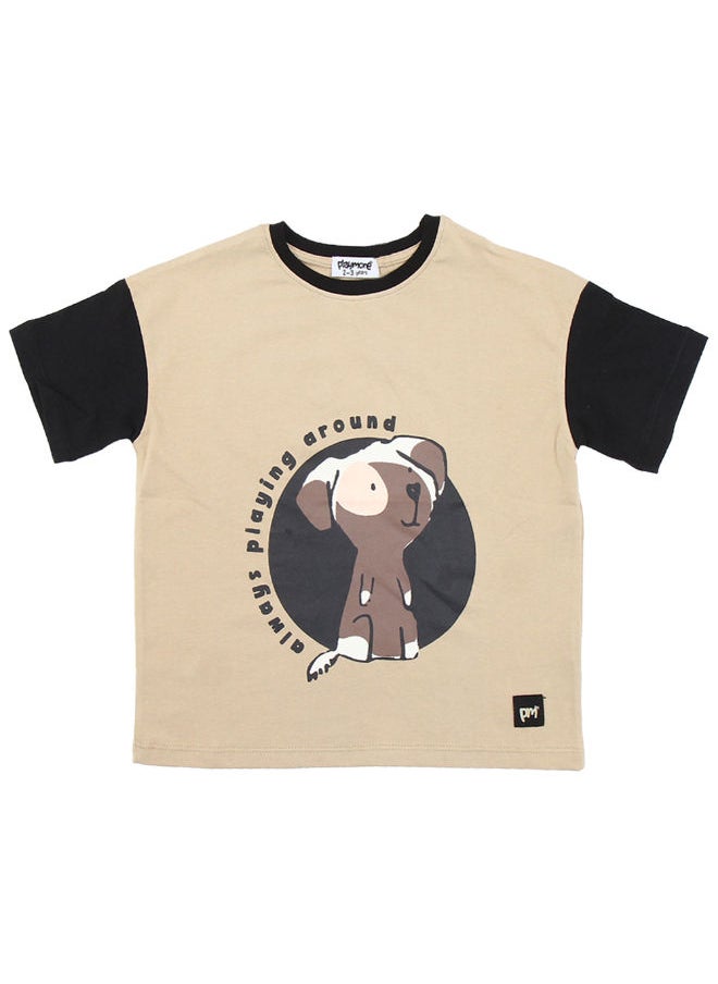 playmore OVER-SIZED PRINTED T-SHIRT  - Image 2