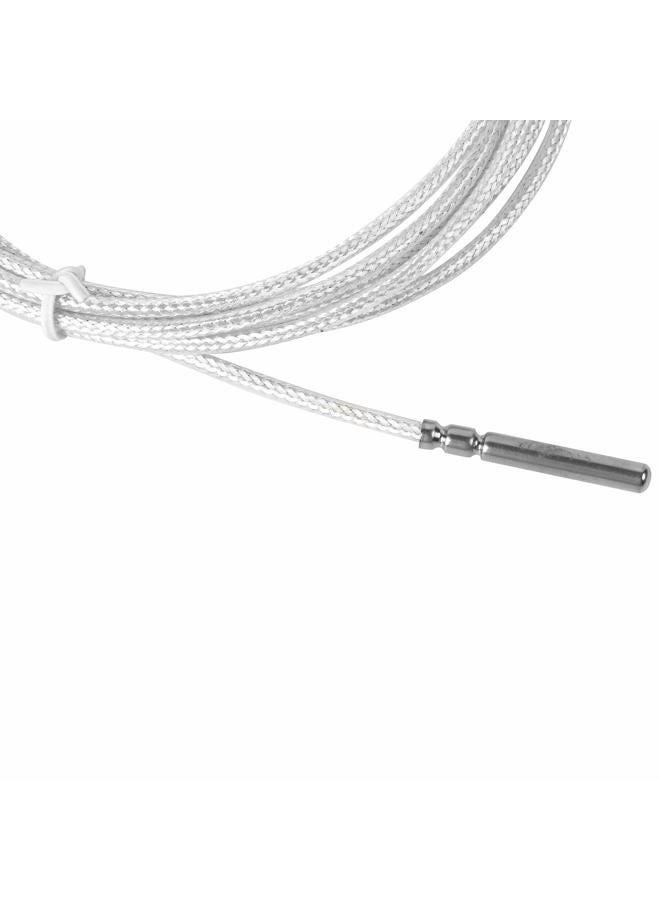Jaybva RTD Pt100 Temperature Sensor Probe, Waterproof Stainless Steel Thermistor Three Wire High Precise Accuracy Range:-50 to 200 2m Wire - Image 3