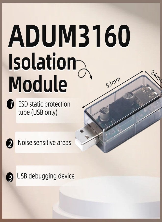 EC Buying ADUM3160 Isolation Module Digital Signal Isolation Module Audio Power Isolator USB to USB Audio Signal Isolator 12Mbps Adum3160 1500V - Image 5