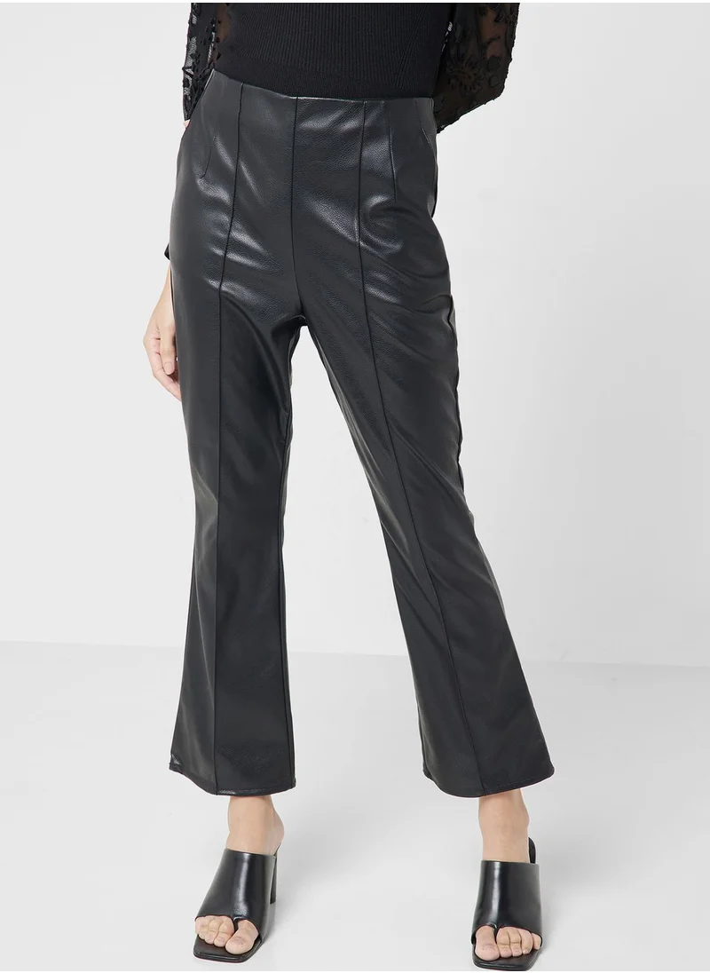 French Connection High Waist Pu Pants