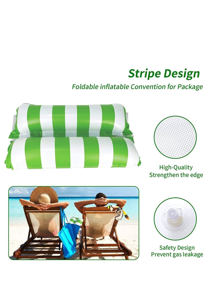 Excefore Inflatable Water Hammock, Water Hammock Pool Lounger, Floating Bed Lounge Chair Drifter Saddle, Swimming Pool Float Water Hammock Inflatable Lake Lounge Chair for Kids Adults 2-Pack - Image 5