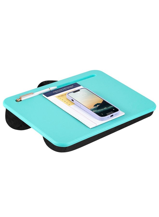 LAPGEAR Compact Lap Desk - Aqua Sky - Fits up to 15 Inch Laptops - Style No. 43109 - Image 1