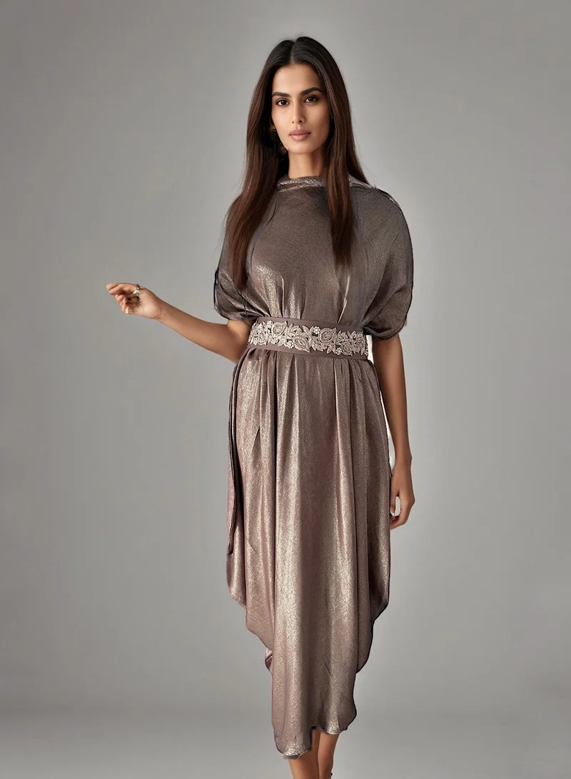 ECSTACY Drape dress set