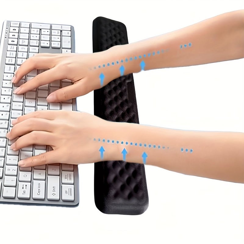 Purple Leather Keyboard And Mouse Wrist Rest Set With Full Support Pad - Image 4