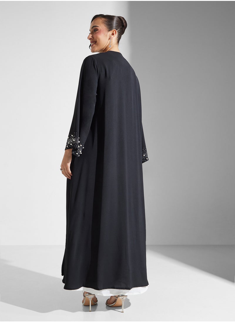 Khizana Emebllished Abaya  - Image 2