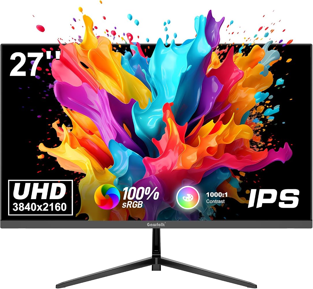 جاوفولك Gawfolk Gaming Monitor 4k Ips 27 inch