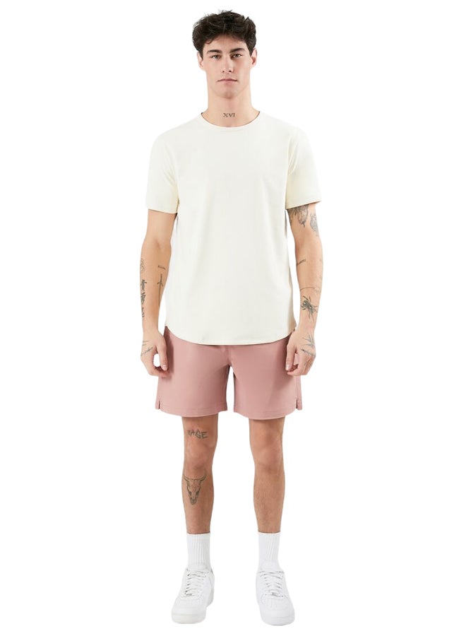 FOREVER 21 Vented-Hem Drawstring Shorts  - Image 1