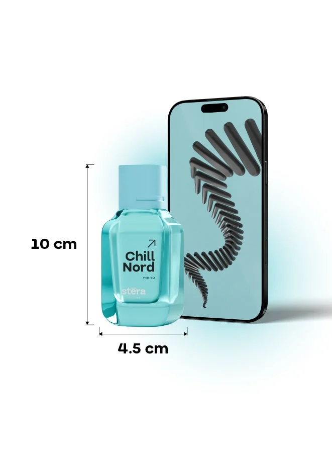 Stera Perfume CHILL NORD CHILL NORD Perfume For Men | Eau De Parfum - 50ml | Long Lasting Gourmand Scent | Premium Quality Travel Size Men's Fragrance for Men | Best Price UAE