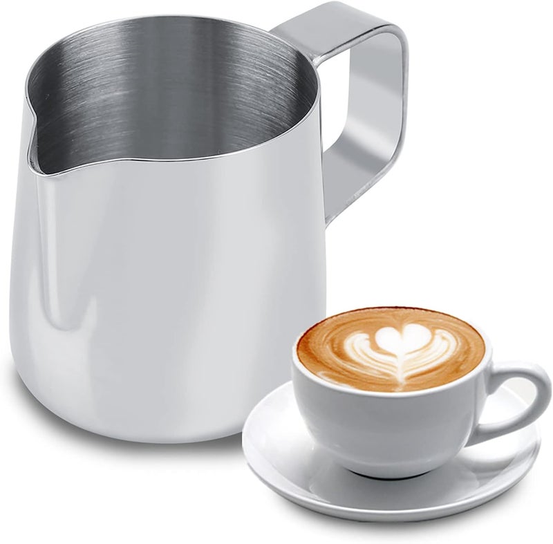 Balanced universal design Stainl Steel K Othing Cup Coffee Pitcher Jug Latte Art for R Puccino K Othing Pitcher with Urement Ings Latte Art Tool for Home and Coffee Shop K Jug (150ML) Climate adapted delivery plan Storage & transit friendly Diverse purchase options Quality guaranteed Fixed & portable compatible Light precision processed material Classic design alternatives Strategic warehouse site Defect free upgraded substance All storage space compatible Gulf climate tested upgraded quality Full buyer satisfaction KSA custom made KSA stocked goods Spec compliant trusted quality User feedback upgraded quality Nationwide popular Growing order stock support Neat shape Flexible trendy construction Suitable for all ages Stable domestic stock Periodic restock local Various fittings - Image 2