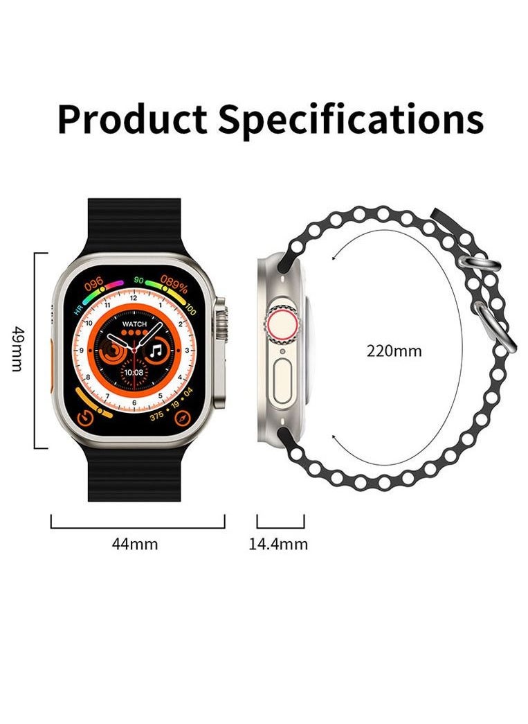SAB - S900 ULTRA PRO Smart Watch Series 8 With Full Screen Works With the Android And IOS System Quick Response Wireless Charging And Supports NFC - Image 1