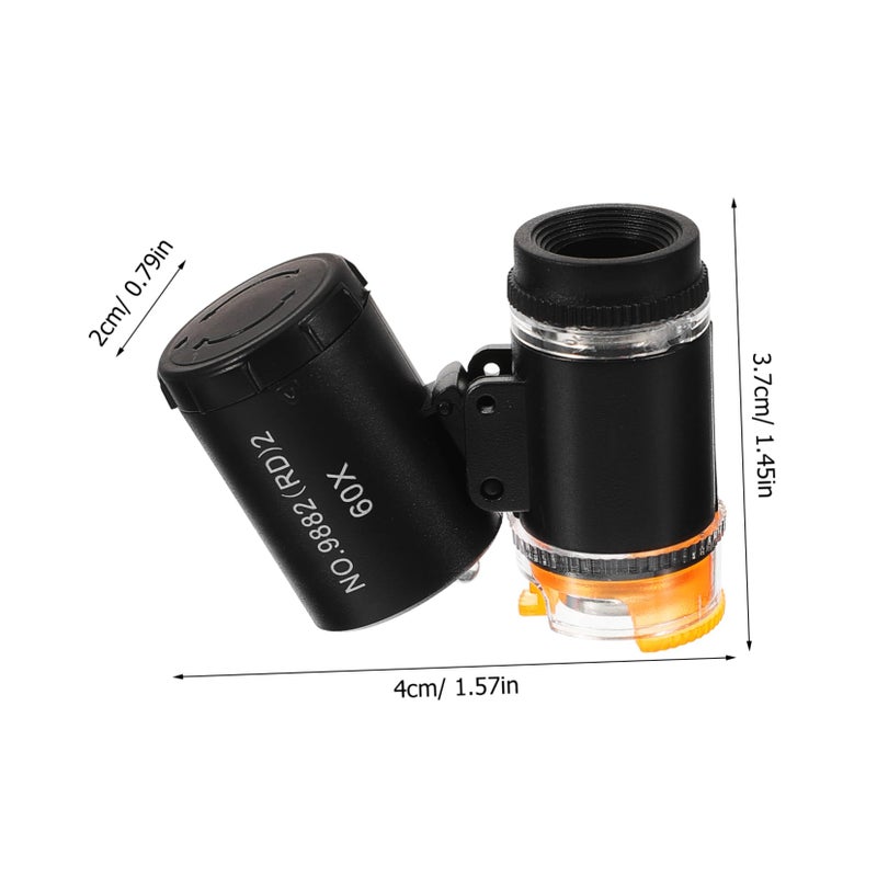 Portable Handheld Microscope with LED Lights for Jewelry Coin Stamp Inspection - Image 3