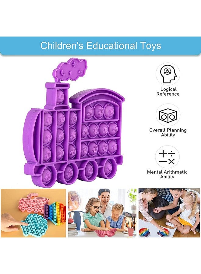 فنبلاست مجموعة FunBlast Pop it (عبوة من لعبتين Popit)، ألعاب أطفال، ألعاب فيدجيت، لعبة Pop it، لعبة Push Pop Bubble Fidget الحسية، لعبة تخفيف التوتر Fidget الحسية، هدايا مبتكرة للبنات والأولاد والأطفال (3) - Image 5