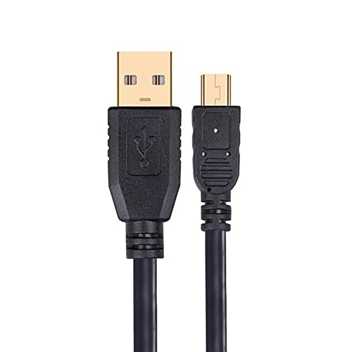 LZYDD USB Cable Power Cord with Golden Plug for Fifine USB Podcast Microphone/Blue Snowball iCE Blue Yeti Recording Microphones MIC,Blue Yeti Pro USB Microphone,(2 Meters) - Image 1