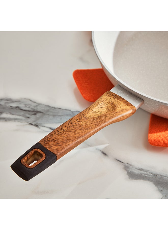 Home Box La Natura Deep Forged Induction Fry Pan with Trivet 48 x 10.5 x 28 cm  - Image 2